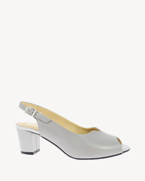 Popielate sandały GALANT