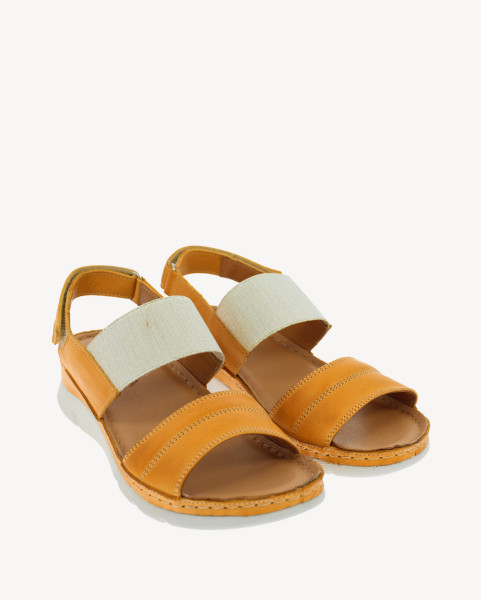 Żółte sandały KAMPA