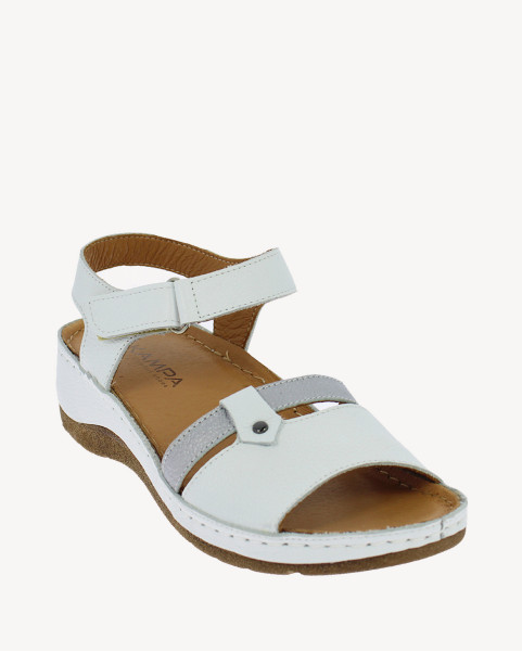 Białe sandały KAMPA