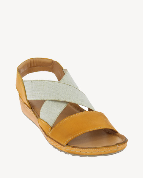 Żółte sandały KAMPA